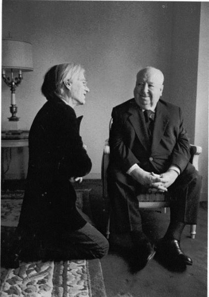 Andy Warhol and Alfred Hitchcock